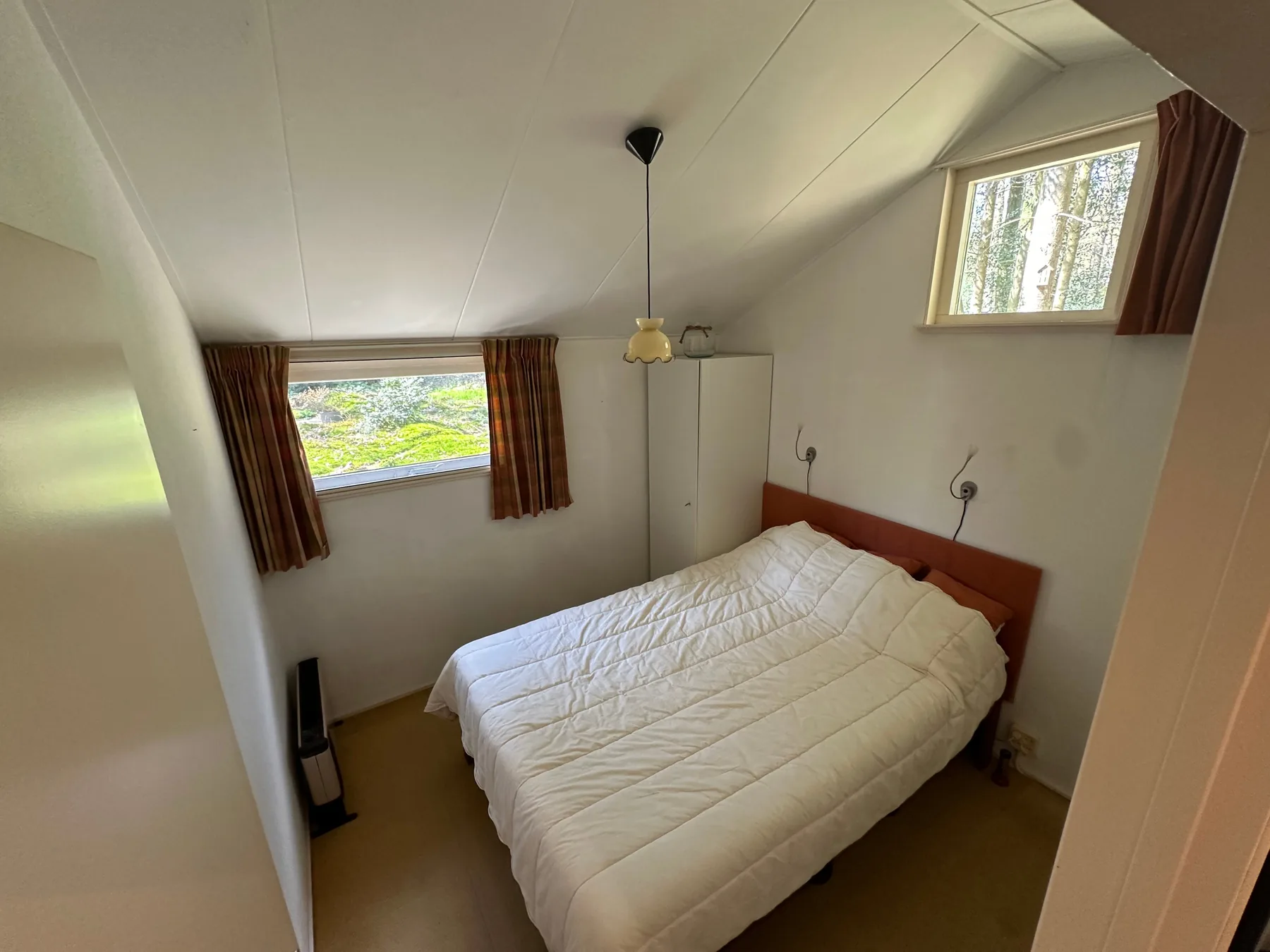Slaapkamer met tweepersoonsbed